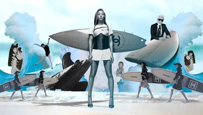 chanel surfboard cover